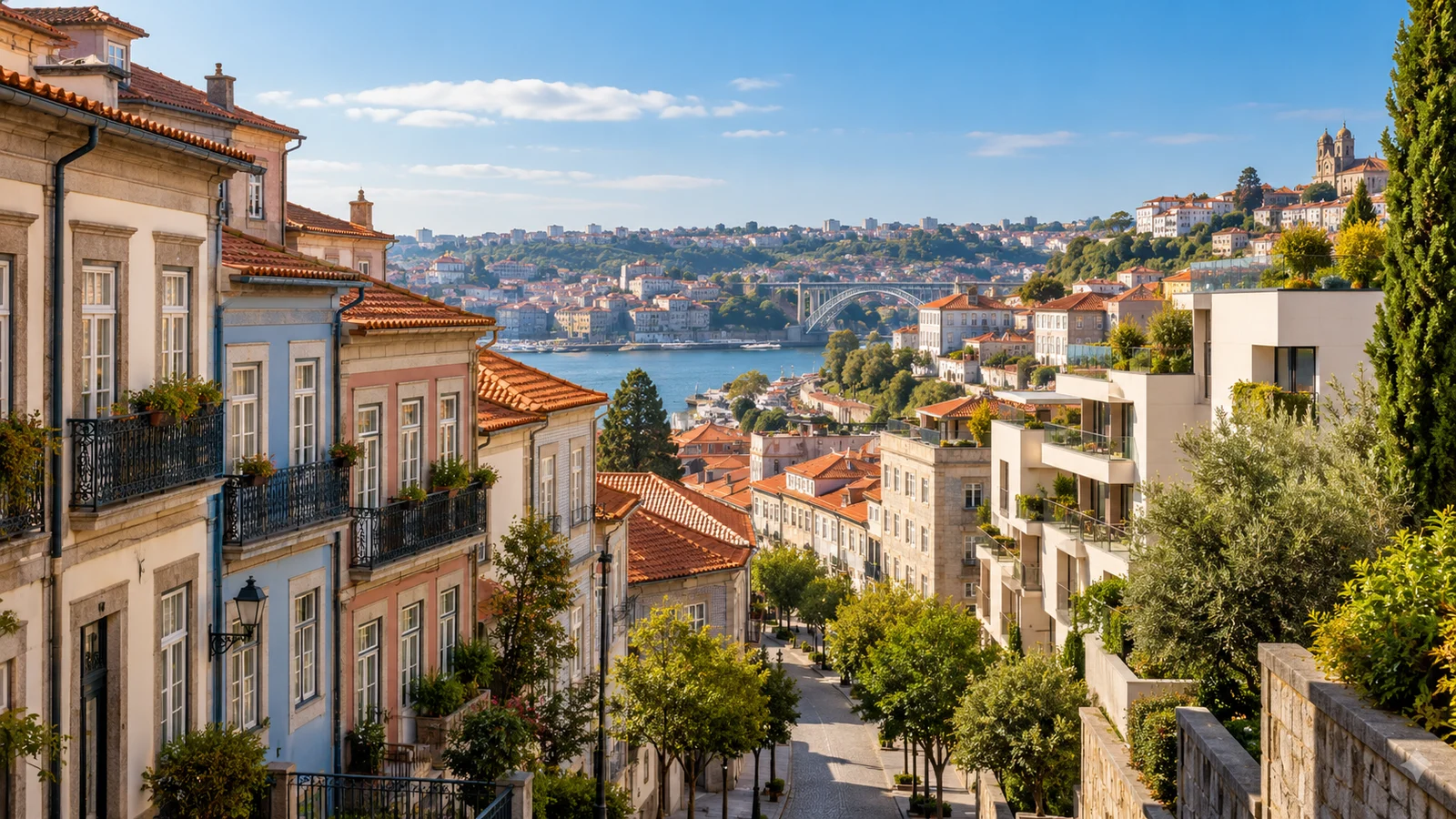 Imagem ilustrativa criada com IA para o tema: Habitação em Portugal cresce acima da média europeia no segundo trimestre